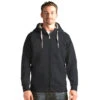 Antigua Men's Charcoal Victory Full Zip Hoodie -Antigua 101183 196 HTF