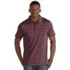 Antigua Men's Maroon/White Quest Polo