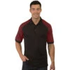 Antigua Men's Black/Dark Red Engage -Antigua 104106 Black Dark Red HTF