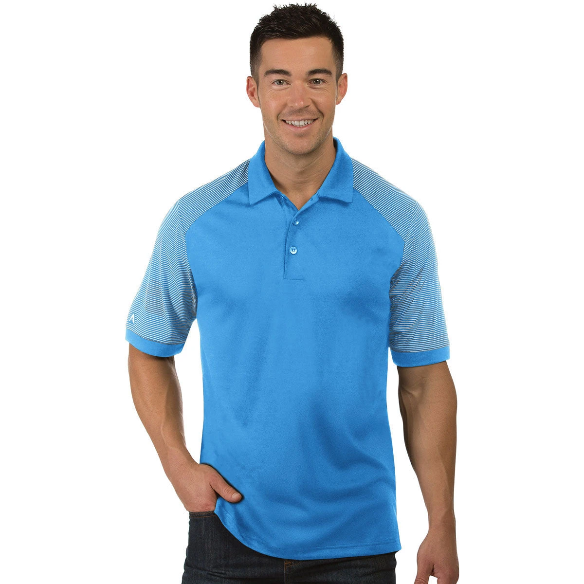 Antigua Men's Columbia Blue/White Engage 3 Antigua Men's Columbia Blue/White Engage