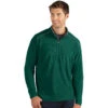 Antigua Men's Evergreen/Carbon Glacier Quarter Zip Up 2 Antigua Men's Evergreen/Carbon Glacier Quarter Zip Up -Antigua 104225 Evergreen Carbon HTF