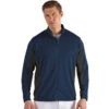 Antigua Men's Navy/Smoke Passage Full Zip -Antigua 104229 99E HTF