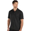 Antigua Men's Black Multi Balance Short Sleeve Polo Shirt 1 Antigua Men's Black Multi Balance Short Sleeve Polo Shirt -Antigua 104269 Black Multi HTF