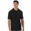 Antigua Men's Black Legacy Short Sleeve Polo Shirt -Antigua 104271 Black HTF