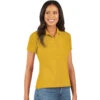 Antigua Women's Gold Legacy Short Sleeve Polo Shirt -Antigua 104275 Gold HTF