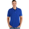 Antigua Men's Dark Royal/White Affluent Polo 2 Antigua Men's Dark Royal/White Affluent Polo -Antigua 104577 Dark Royal White HTF