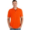 Antigua Men's Mango/White Affluent Polo