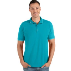 Antigua Men's Reef/White Affluent Polo