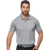 Antigua Men's Grey Heather/Shadow Peak Polo