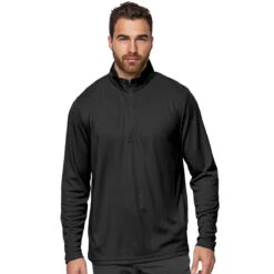 Antigua Men's Black Avalon Pullover