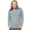 Antigua Women's Shadow Avalon Pullover -Antigua 104600 Shadow HTF