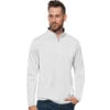 Antigua Men's White Tribute 1/4 Zip Pullover 1 Antigua Men's White Tribute 1/4 Zip Pullover -Antigua 104644 White HTF