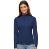 Antigua Women's Navy Tribute 1/2 Zip Pullover -Antigua 104682 Navy HTF