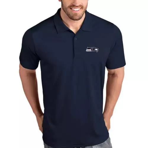 Antigua Seattle Seahawks Tribute Logo Polo 3 Antigua Seattle Seahawks Tribute Logo Polo