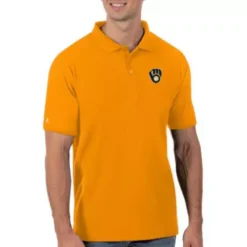 Antigua Milwaukee Brewers Legacy Pique Polo