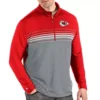 Antigua Kansas City Chiefs Pace 1/4 Zip -Antigua 19572037076