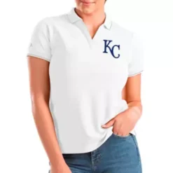 Antigua Women's Kansas City Royals Affluent Polo