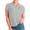 Antigua Women's Pittsburgh Pirates Affluent Polo -Antigua 19675908129
