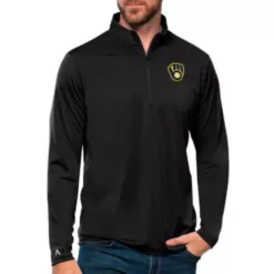 Antigua Milwaukee Brewers Tribute 1/4 Zip