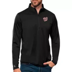 Antigua Washington Nationals Tribute 1/4 Zip