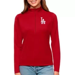 Antigua Women's Los Angeles Dodgers Tribute 1/4 Zip