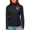 Antigua Women's Washington Nationals Tribute 1/4 Zip -Antigua 19675912285