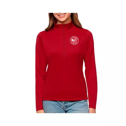 Antigua Women's Atlanta Hawks Tribute 1/4 Zip 3 Antigua Women's Atlanta Hawks Tribute 1/4 Zip