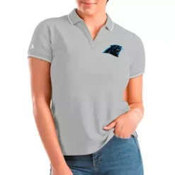Antigua Women's Carolina Panthers Affluent Polo