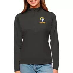 Antigua Women's Los Angeles Rams Team Tribute 1/4 Zip