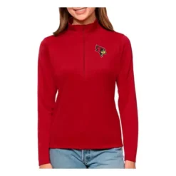 Antigua Women's Illinois State Redbirds Tribute 1/4 Zip Top