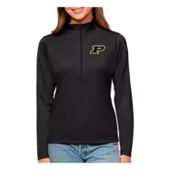 Antigua Women's Purdue Boilermakers Tribute 1/4 Zip Top