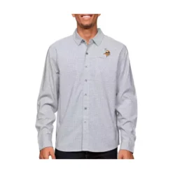 Antigua Minnesota Vikings Stellar Button Up Shirt