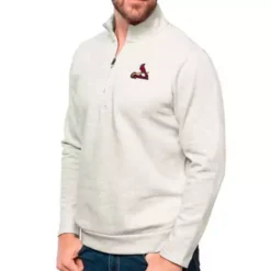 Antigua St. Louis Cardinals Gambit 1/4 Zip