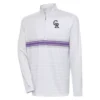 Antigua Colorado Rockies 2023 Bullseye 1/4 Zip -Antigua 19734306157