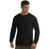 Antigua Men's Black Long Sleeve Crew Tee -Antigua 311104 010 HTF